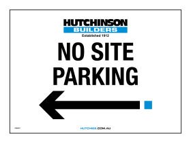 No Site Parking