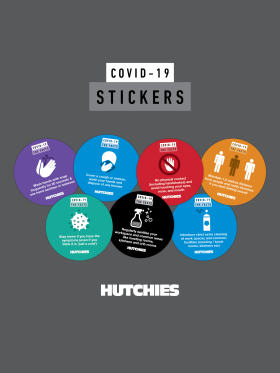 COVID-19 Site Stickers