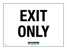 Exit Only