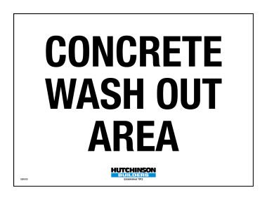 Concrete Wash Out Area