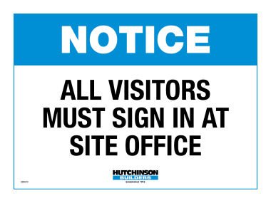 Sign In at Site Office