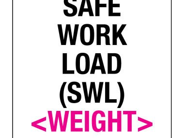 Safe Work Load (SWL)