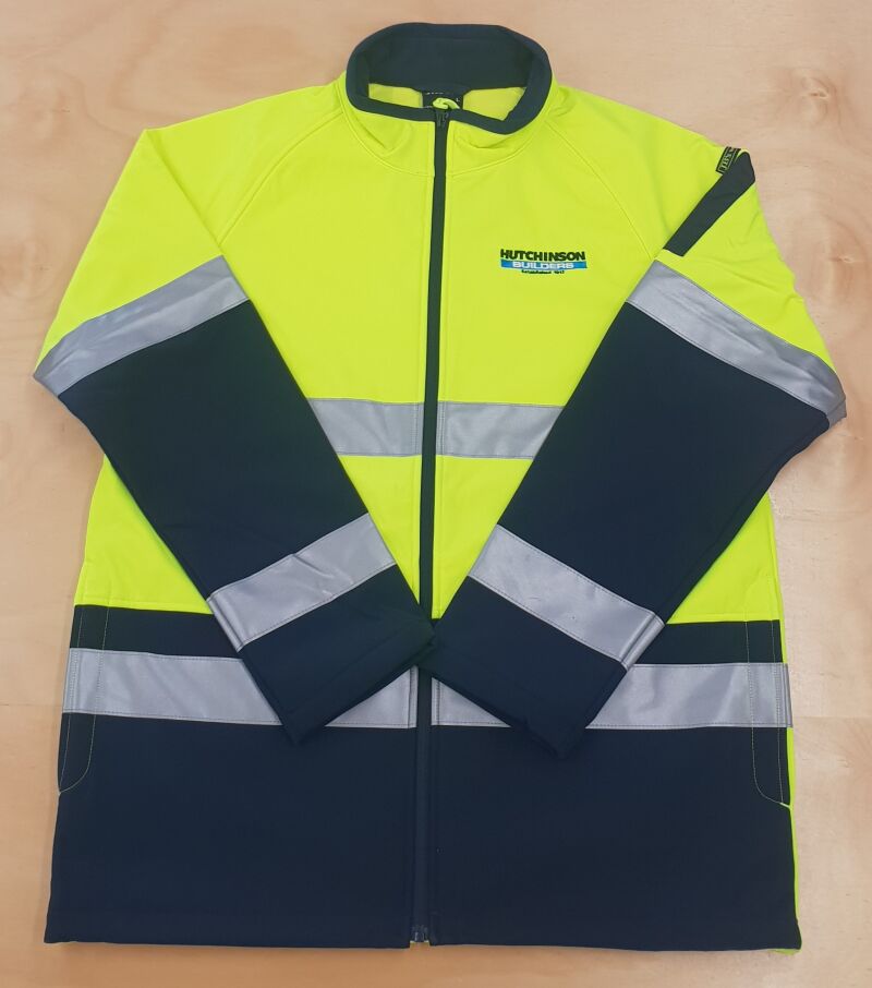 High Vis Soft Shell Jacket Taped