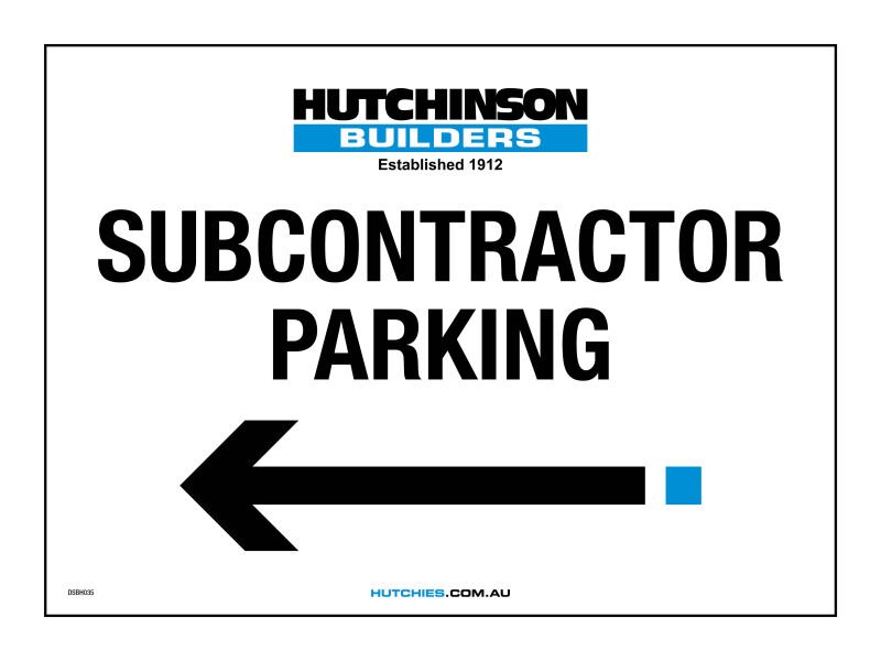 Subcontractor Parking