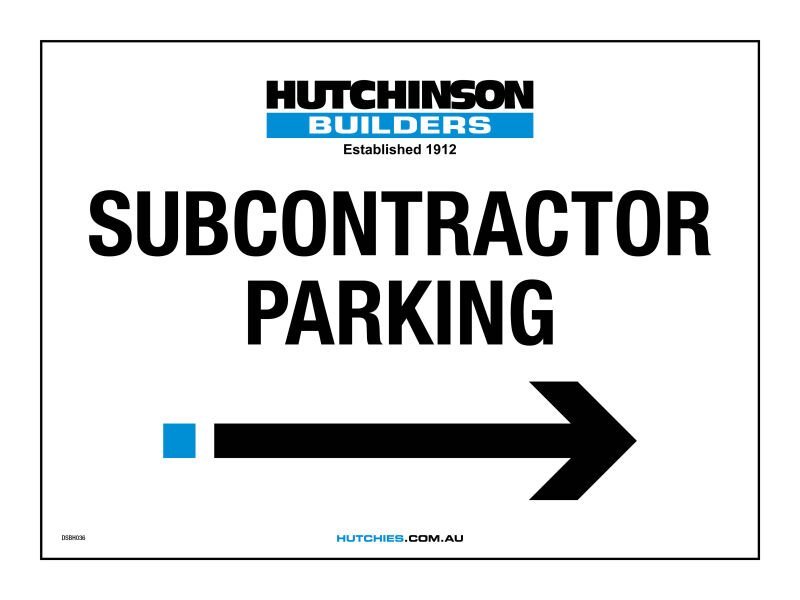 Subcontractor Parking