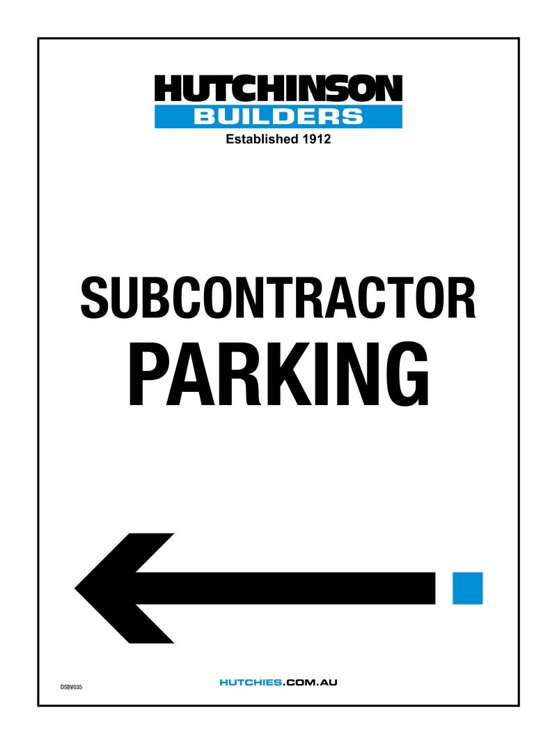 Subcontractor Parking