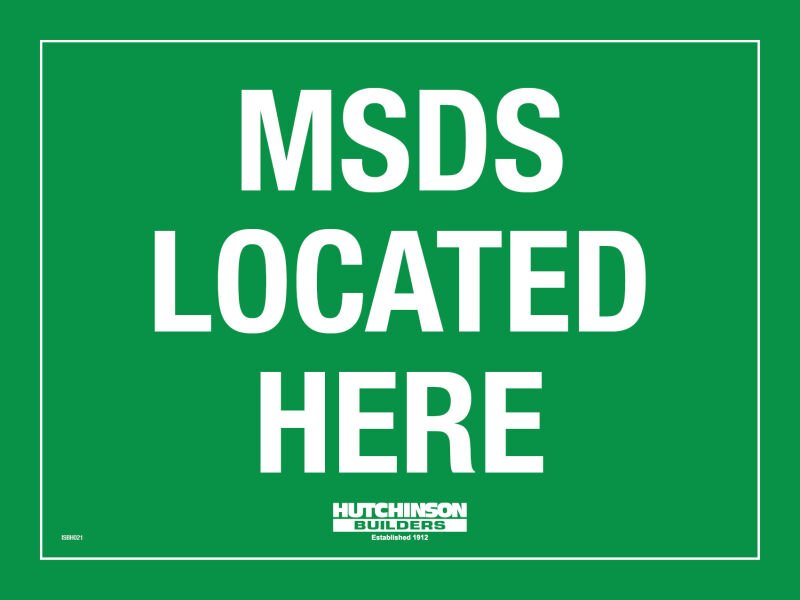 MSDS Located Here