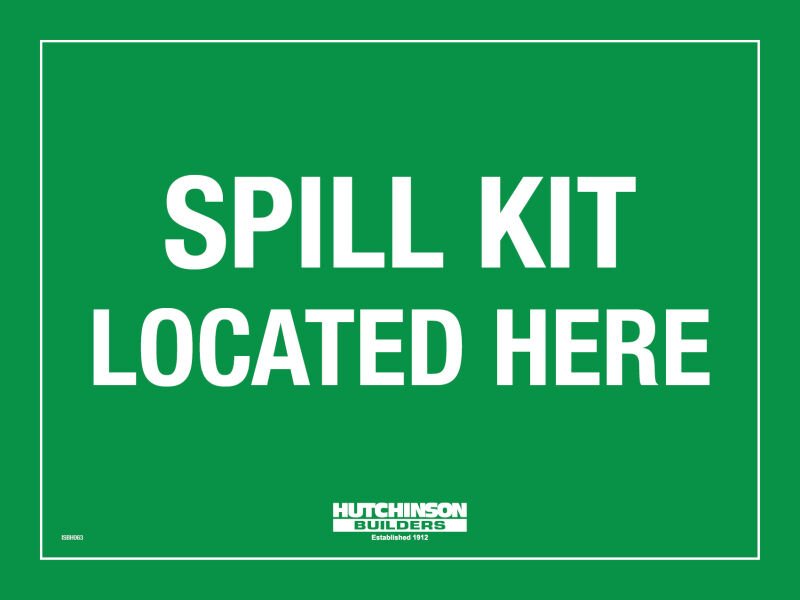 Spill Kit Located Here