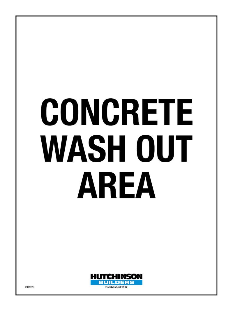 Concrete Wash Out Area