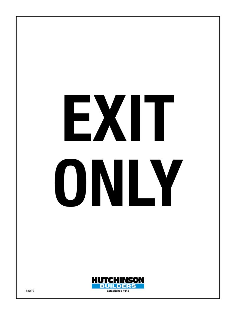 Exit Only