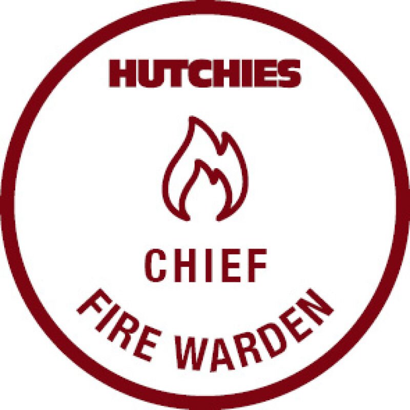 Fire Warden Sticker