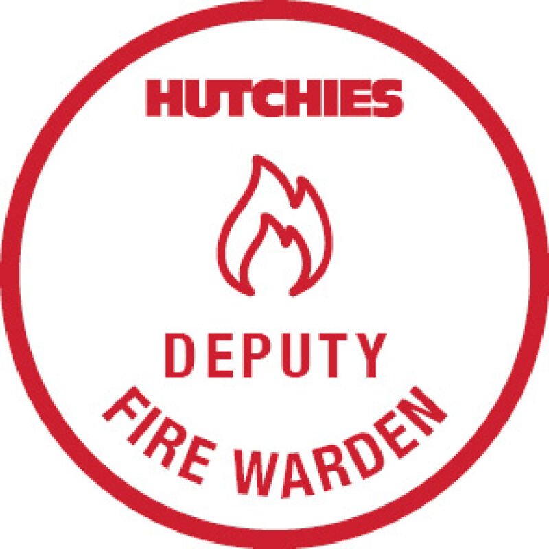 Fire Warden Sticker