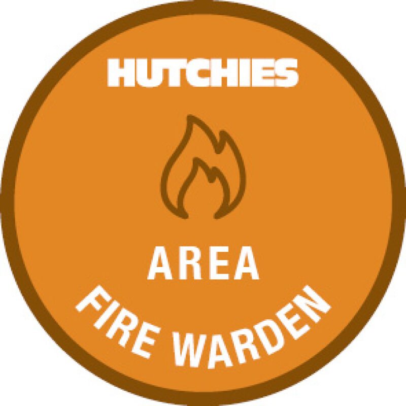 Fire Warden Sticker